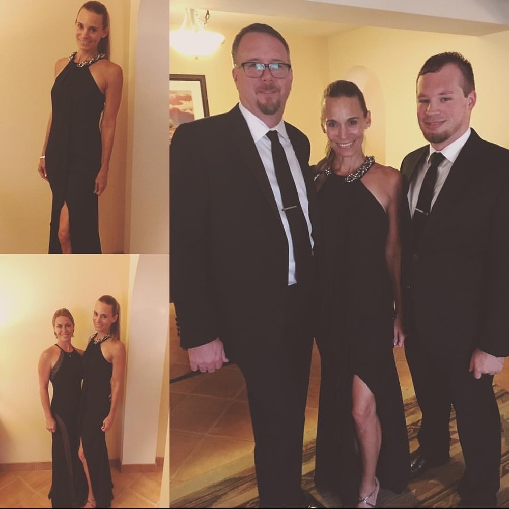 Calvin Klein Black Halter Formal Gown SZ 6